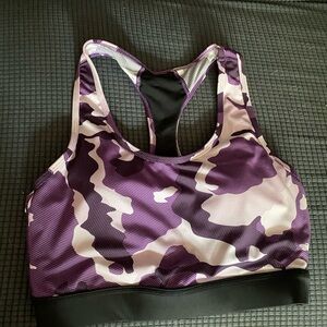 LuLaRoe Purple and Black Sports Bra Intimates